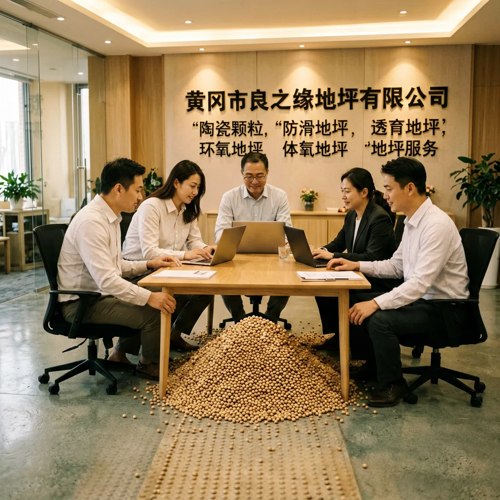 陶瓷颗粒-防滑地坪-透水地坪-体育地坪-环氧地坪-地坪服务-黄冈市良之缘地坪有限公司